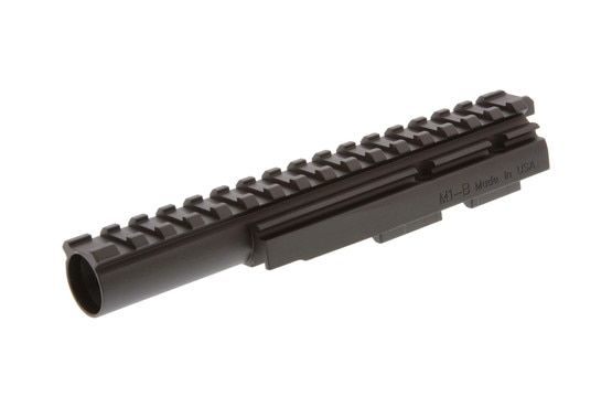 UltiMAK M1B AK Scout Forward Optic Mount with No Vent Holes in black